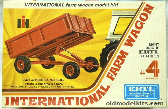 ERTL 1/25 International Harvester Farm Wagon (Farm Barge Wagon), 8004 plastic model kit